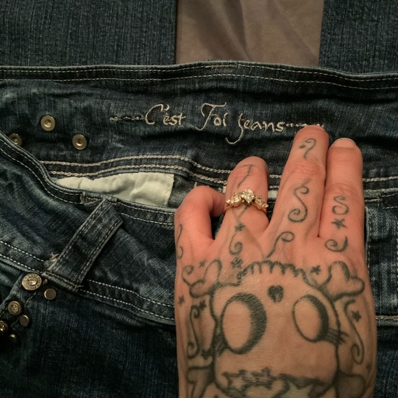 Sz 9 C’est Jeans - Picture 3 of 6